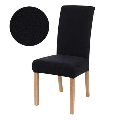 BowLift | Chair Cover Velvona | Elastic & Thick Padded | Jacquard Stretch Cover | Washable & Wrinkle-Free