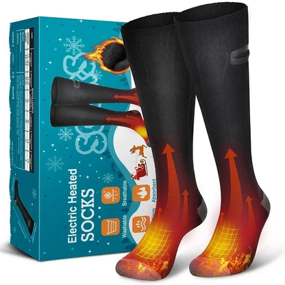 Skanto | Thermavolt Heated Socks | 3 Heat Settings | With Power Bank | Winter Warm Unisex Socks for Outdoors & Travel