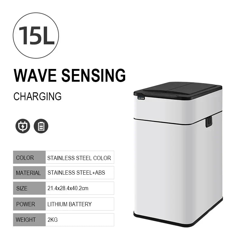 BowLift | Smart Stainless Steel Automatic Sensor Trash Bin