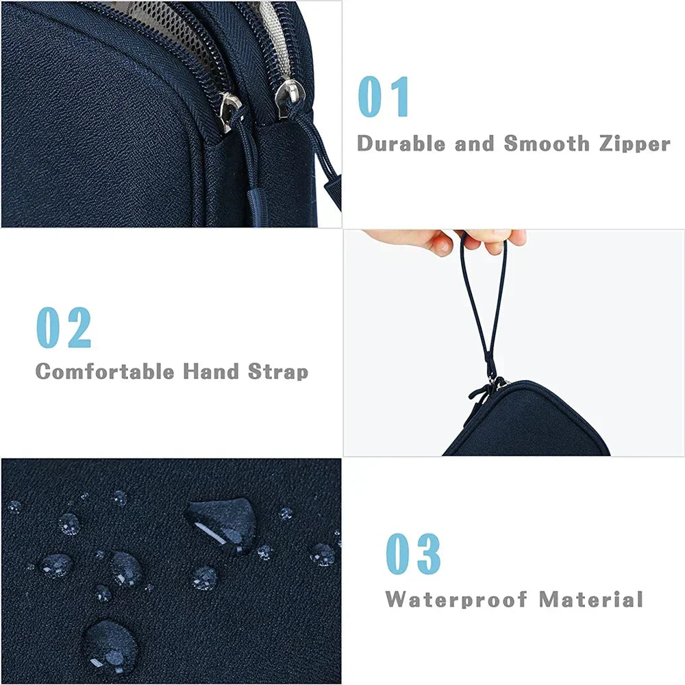 BowLift | TechPack | Electronic Organizer | Double Layer Design | Waterproof Oxford Fabric