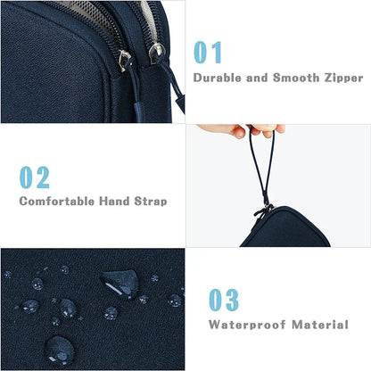 BowLift | TechPack | Electronic Organizer | Double Layer Design | Waterproof Oxford Fabric
