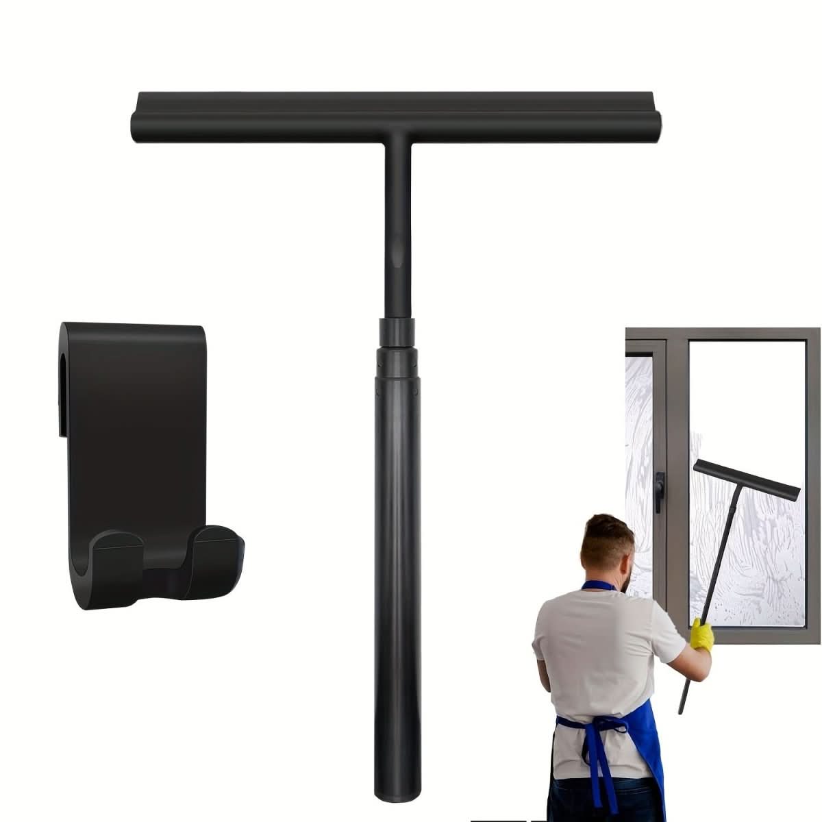 BowLift | Telescopic shower squeegee for glass & floor without bending down