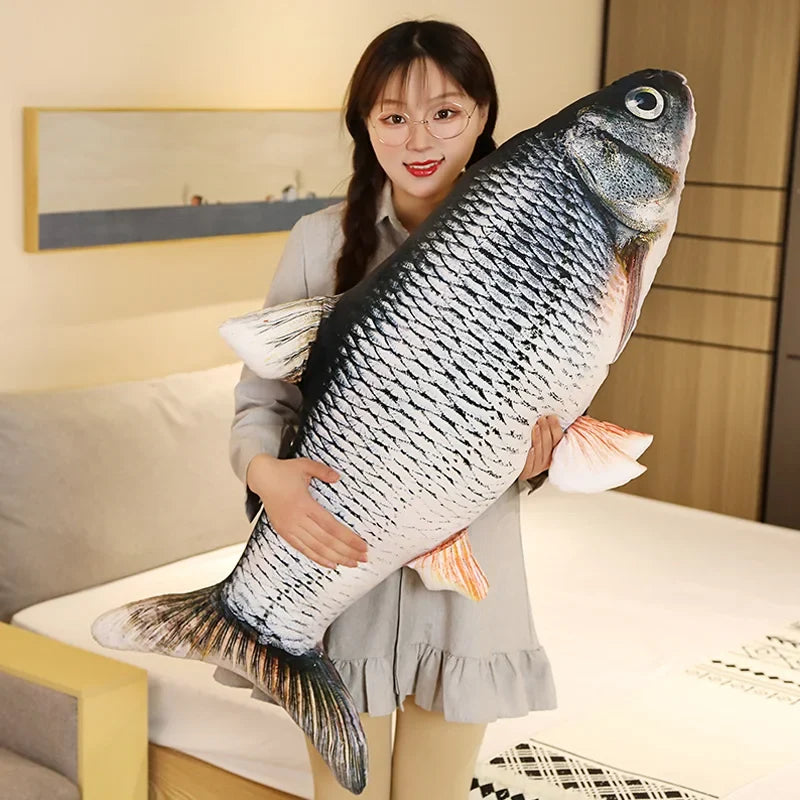 BowLift | Giant Fish Plush Realistic Pillow