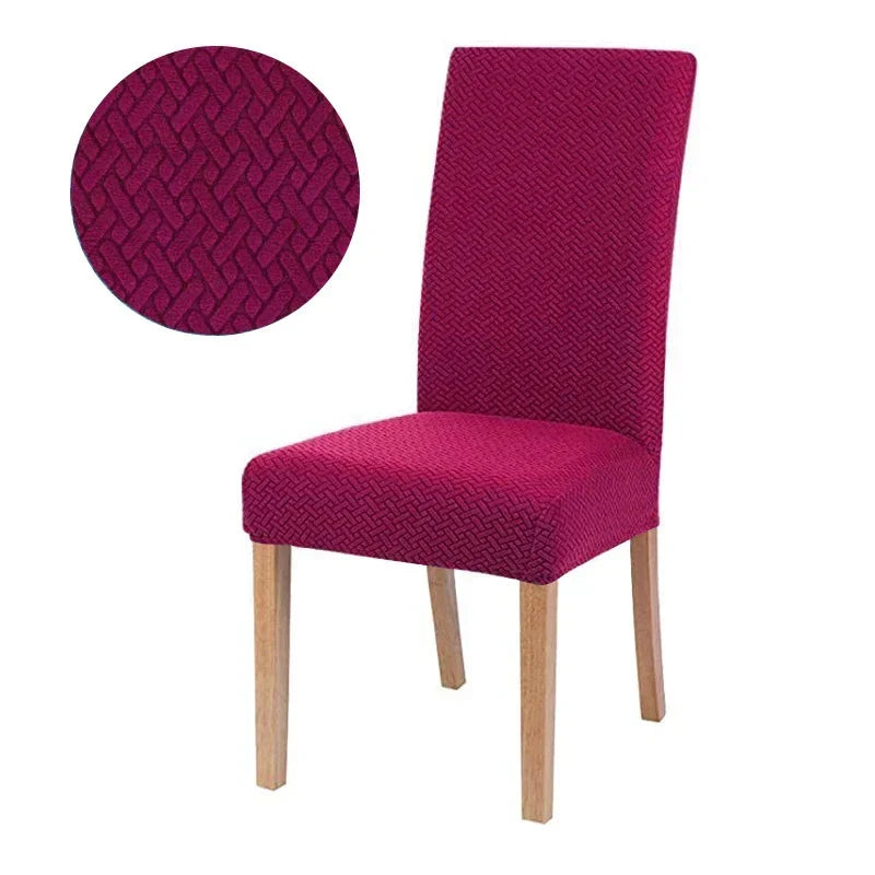 BowLift | Chair Cover Velvona | Elastic & Thick Padded | Jacquard Stretch Cover | Washable & Wrinkle-Free