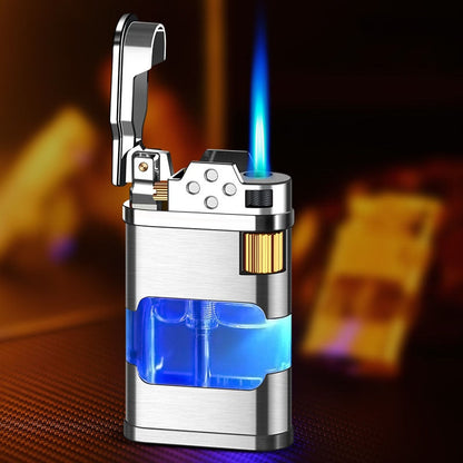 Blue Flame Metal Windproof Gas Lighter | Bowlift