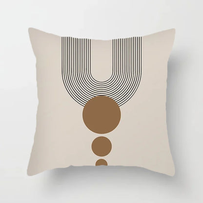 Modern Art Abstract Pattern Decorative Pillow Covers Creative Line Sofa Chair Cushion Cover Home Office Decor | Skanto