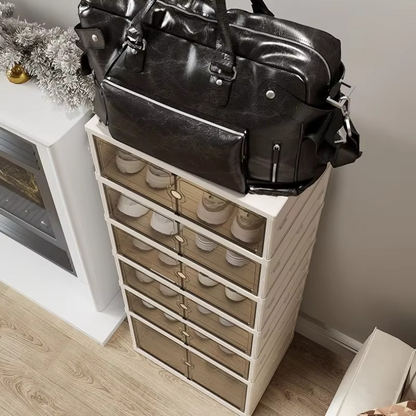 BowLift | Transparent Foldable Large-Capacity Shoe Organizer