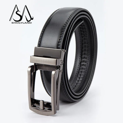 Skanto | Men's Leather Belt with Buckle
