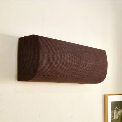 Skanto | Polar Fleece Air Conditioner Cover: Wall-Mounted Dustproof Protection, Easy-Clean Polyester AC Cover for Home Use