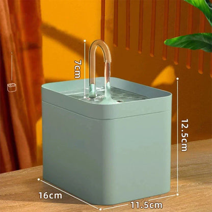 Brehn | Ultra-quiet Pet Water Fountain with Smart Filtration - 1.5 L Stainless Steel