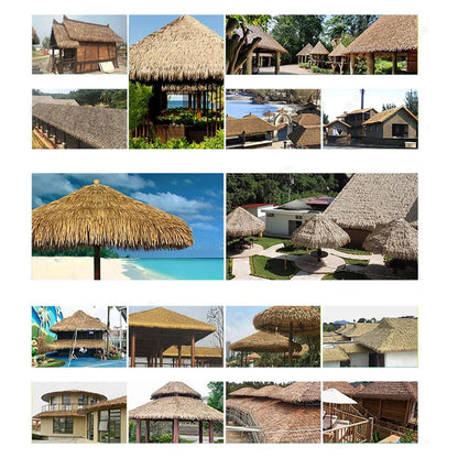 Brehn | TROPISHIELD Artificial Palm Thatch | UV-resistant & weatherproof | 100×50 cm | For DIY roofs, parasols, Tiki bars & garden sheds