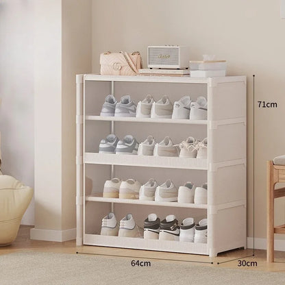 BowLift | TransRack – Transparent Multi-Layer Shoe Storage Cabinet