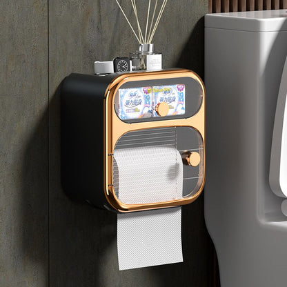 BowLift | MultiBox Wall-Mounted Toilet Paper Towel Storage Box