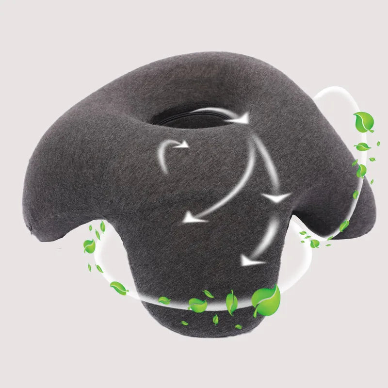 Skanto | Multifunctional U-Shaped Pillow for Comfortable Office Naps - Neck Support, Back Cushion, Head and Armrest