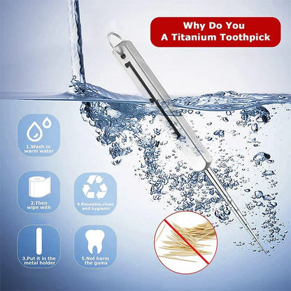 Brehn | Portable High-Strength Titanium Alloy Toothpick