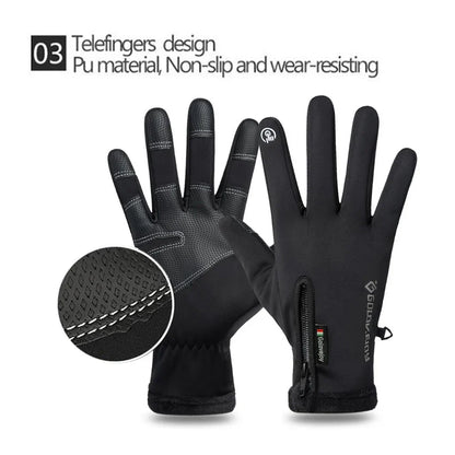 Skanto Skanto | IronRide Motorcycle Winter Gloves | Waterproof & Windproof | Fleece Lined & Touchscreen Compatible | Tactical Design