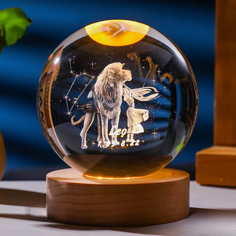 Constellation Crystal Ball Night Light | Karnz