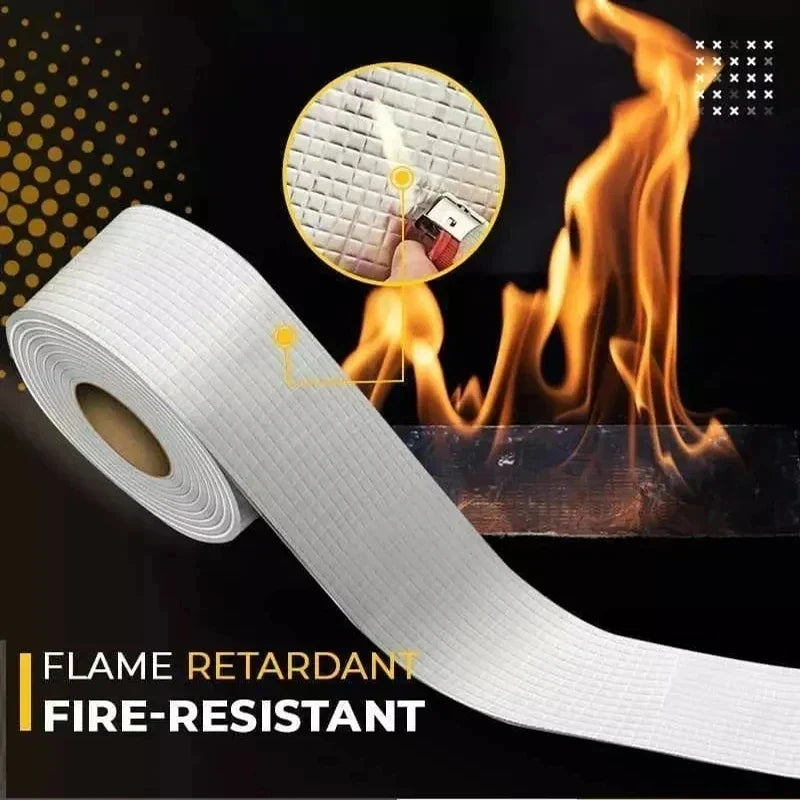Skanto | Heat-Resistant Waterproof Tape - Thicker Aluminum Foil Butyl Tape for Wall, Pool, Roof Crack Repair - Self-Adhesive Duct Tape