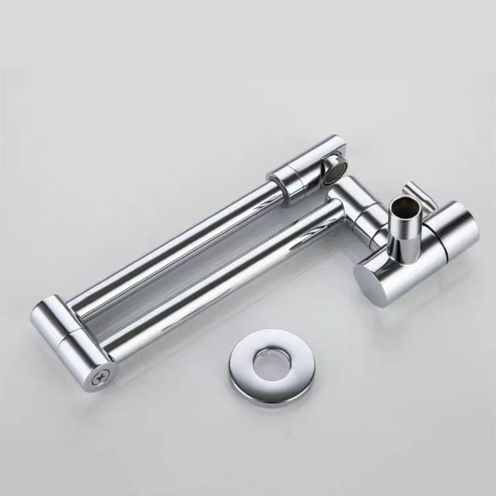 Skanto | Wall-Mounted Foldable Chrome Pot Filler Faucet