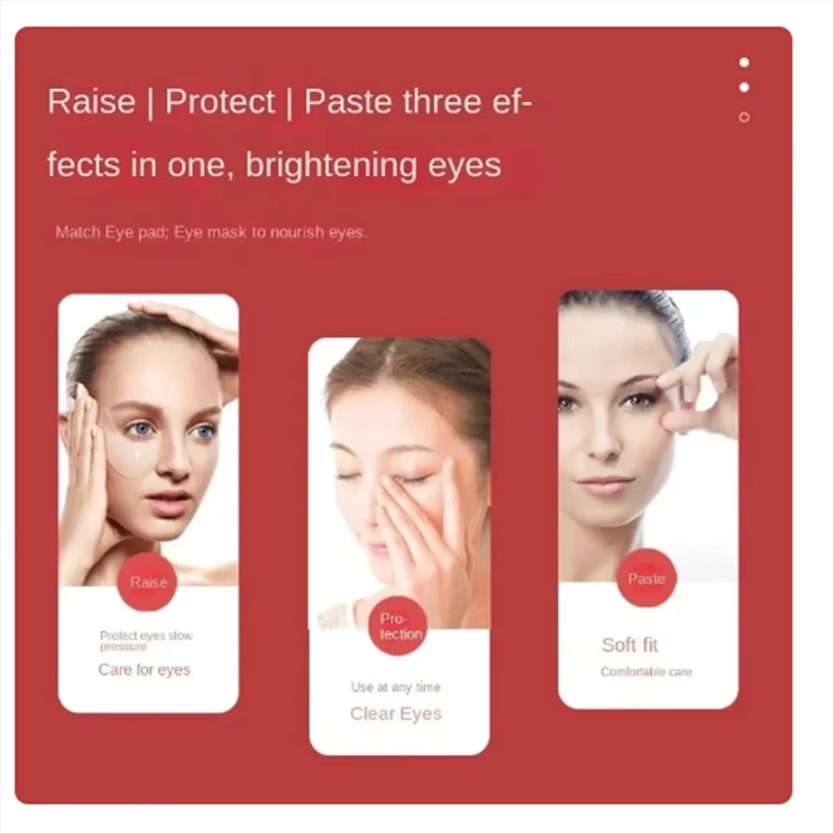 BowLift | Mini Eye Massager with EMS Microcurrent and Gentle Heat Therapy for Dark Circles and Wrinkle Care