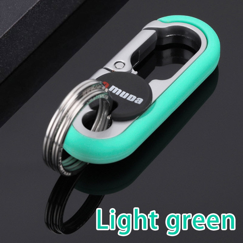 BowLift | Steel Secure Double Ring Hook Keychain