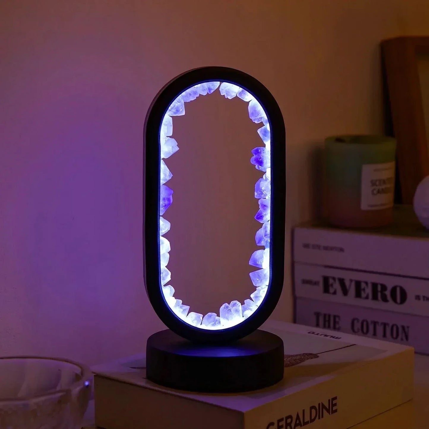 BowLift | Natural Amethyst Crystal Lamp for Relaxation