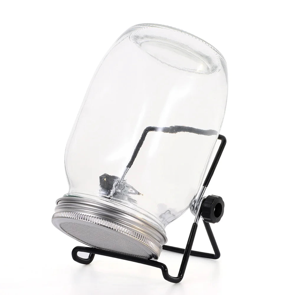 BowLift | VitaKeim Sprouting Jar Set | Stainless Steel Strainer Lid | For Fresh Sprouts at Home | 16oz & 32oz