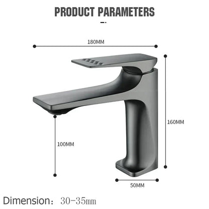 Skanto | Elegant Bathroom Faucet - with Single Lever for Timeless Comfort