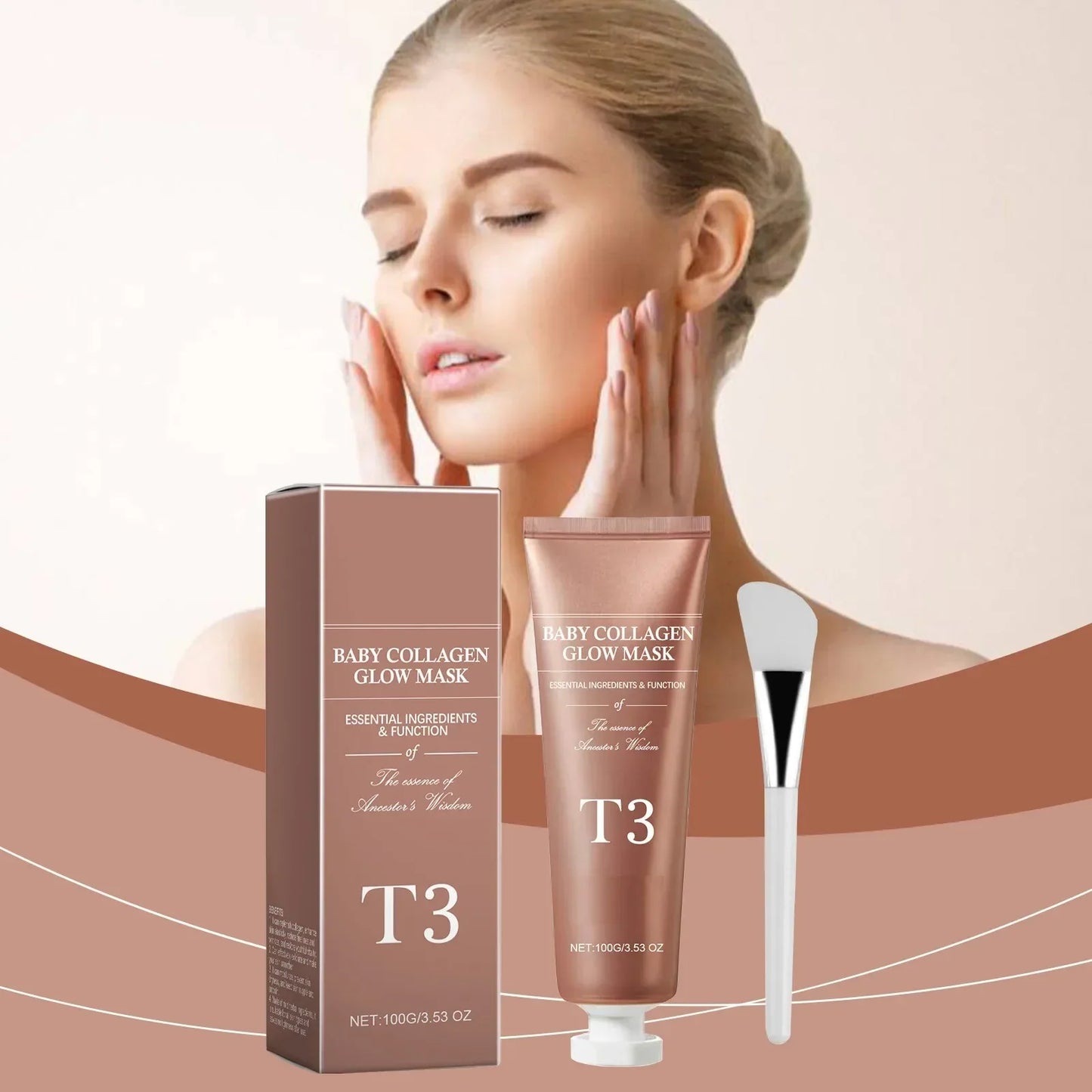 Skanto | Korean Glass Skin Collagen Glow Mask