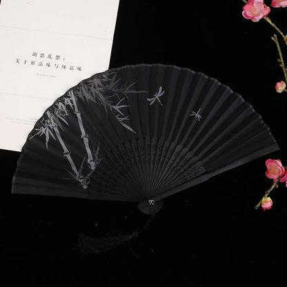 Traditional Japanese Style Floral Hand Fan | Bowlift