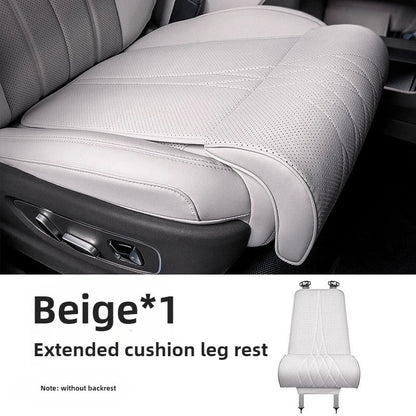 Skanto | Extended Car Seat Cushion with Leg Support | Ergonomic and Comfortable | PU Leather