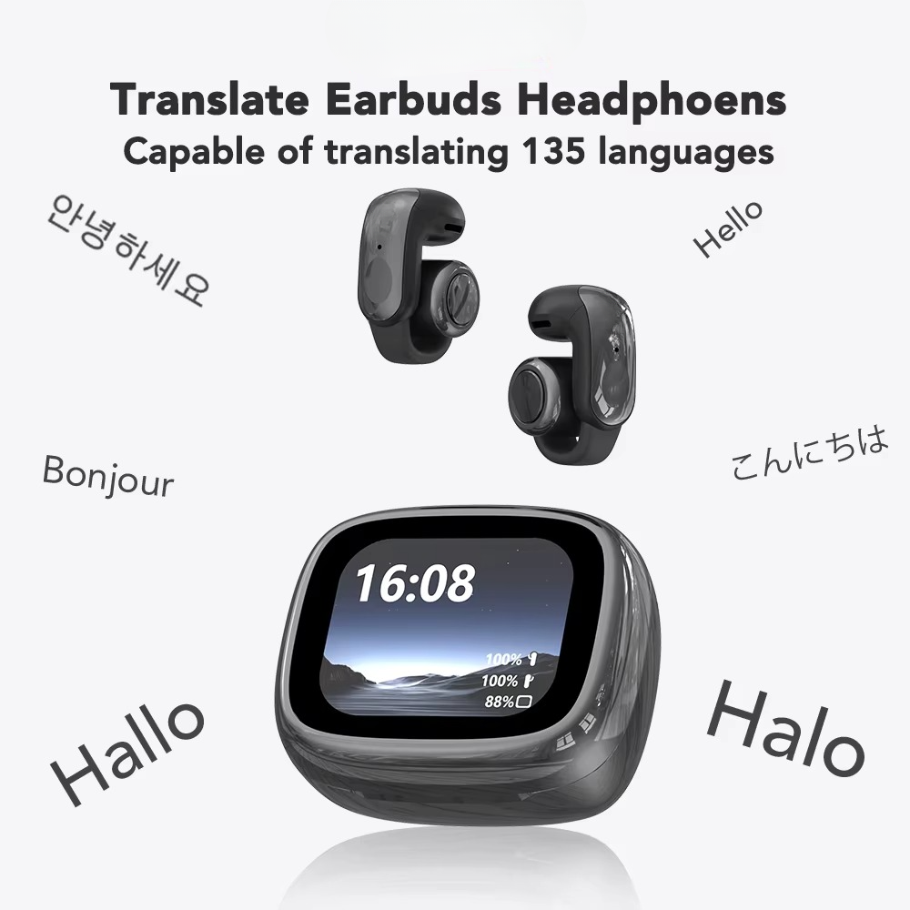 BowLift | XF28 Open-Ear True Wireless Translation Earbuds with ASMR Features