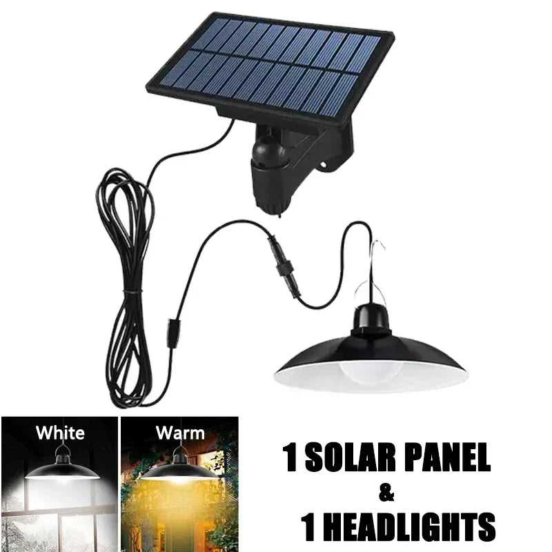 BowLift | Solivara Solar Chandelier | With Sensor & Remote Control | IP65 | Warm/Cold White | 10h Runtime