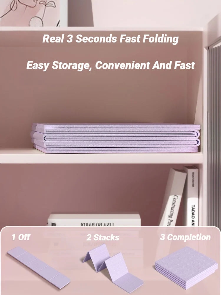 BowLift | YogaMat FlexFold | Foldable & Lightweight | Double-Sided Non-Slip | Eco-Friendly TPE