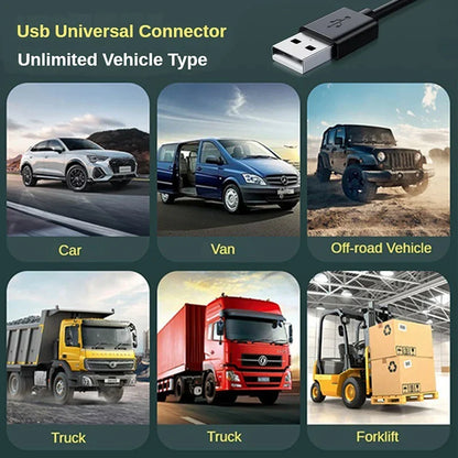 BowLift | Auto Cooling Fan AIRCURA DUO | 3 Speeds | USB Charging | 360° Rotatable | For Backseat & Headrest