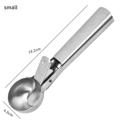 BowLift | Scoop Ice Cream Scoop Stainless Steel | Robust & Dishwasher Safe | For small & large scoops | Smooth Handle