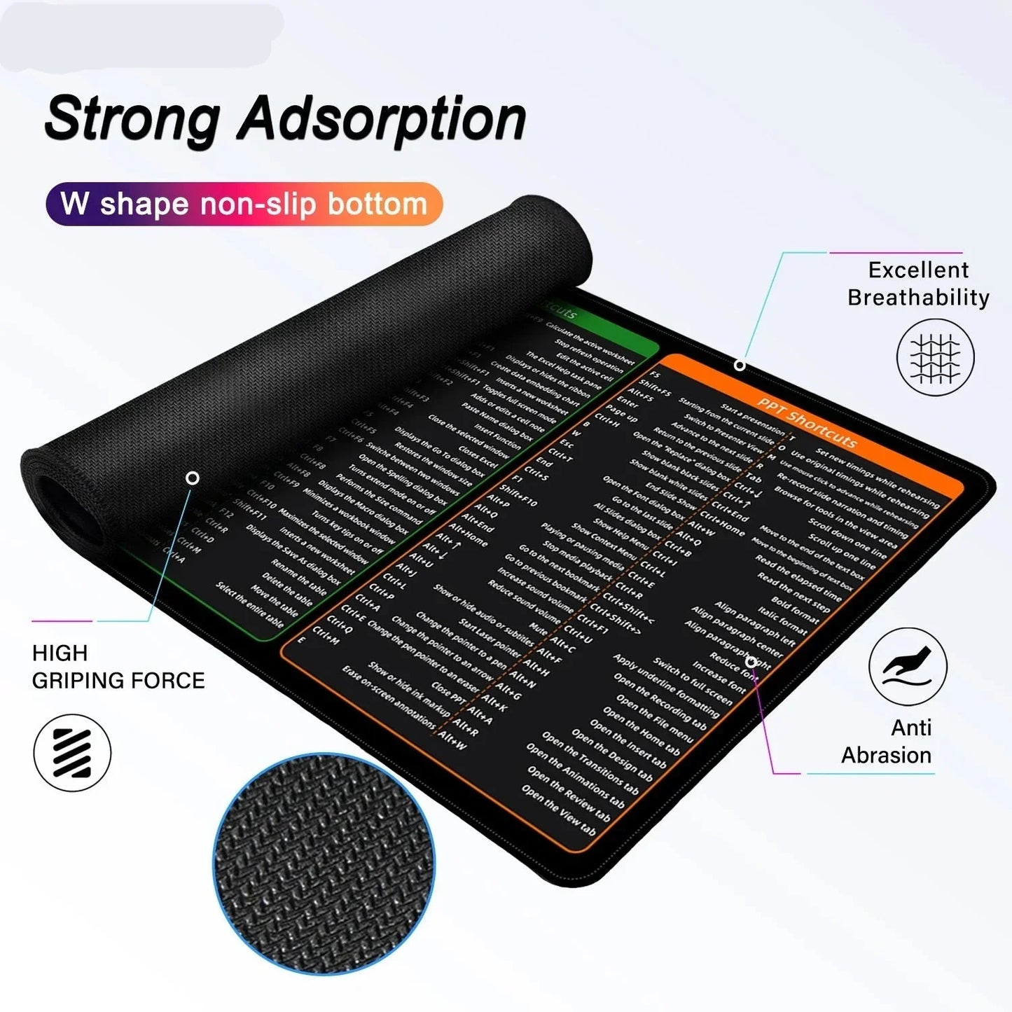 BowLift | Shortcut Keys Mouse Pad