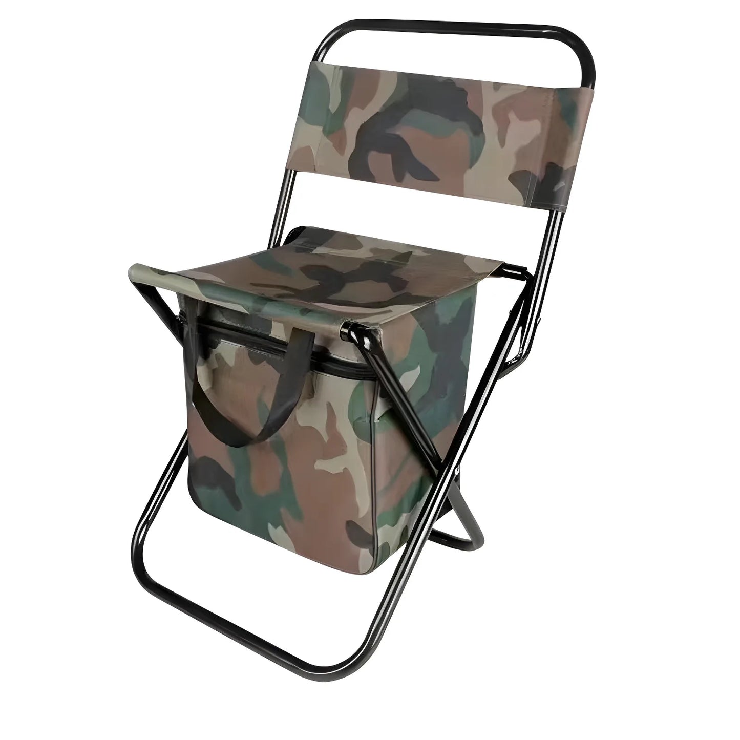 Built-in Cooling Bag Portable Folding Outdoor Stool | Bowlift
