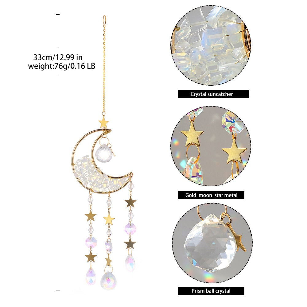 Brehn | Crystal Sun Catcher Moon Decor