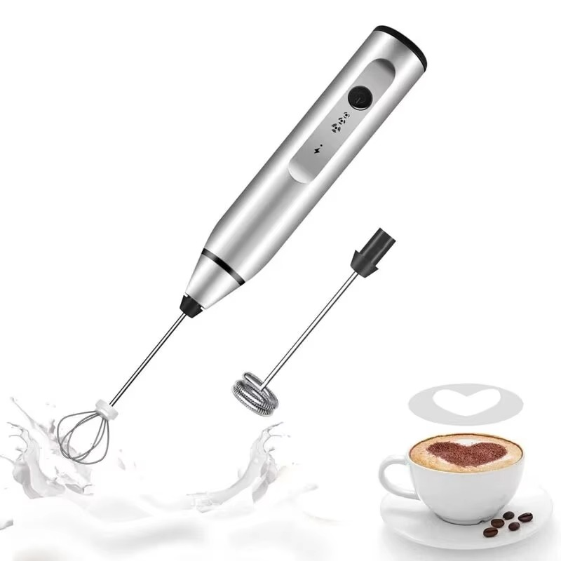 BowLift | Portable USB Electric Milk Frother Handheld Coffee Whisk and Mini Food Blender