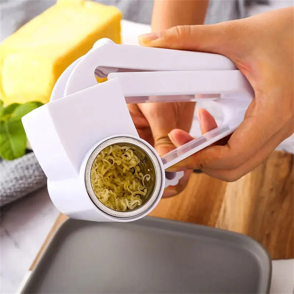 BowLift | RollaGrate Cheese Grater | Manual Drum Grater with Crank | Stainless Steel & ABS | For Cheese, Nuts & Chocolate