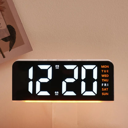 Modern LED All Week Display Night Lamp Alarm Clock | Bowlift