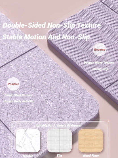 BowLift | YogaMat FlexFold | Foldable & Lightweight | Double-Sided Non-Slip | Eco-Friendly TPE