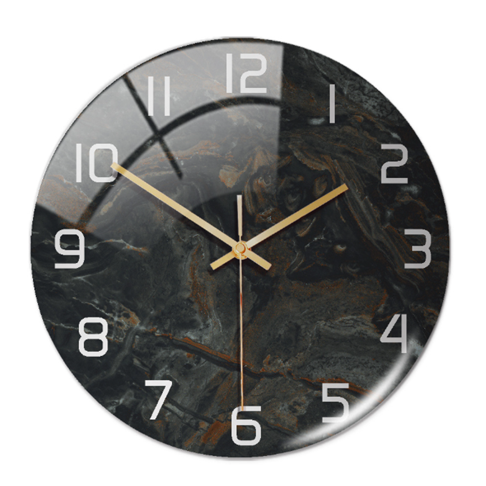 BowLift | Stylish Marble Wall Clock with Silent Mechanism