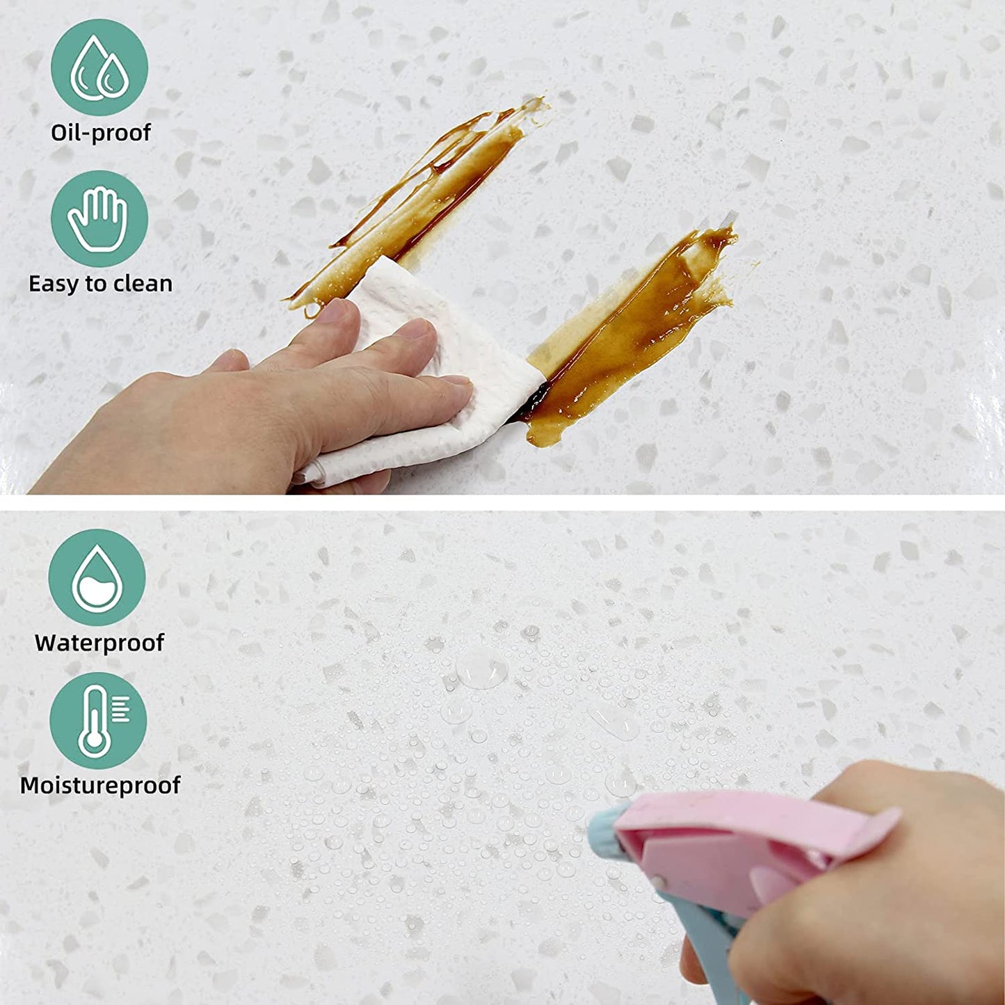 BowLift | ProtectEase Self-adhesive protective film | Decorative film & surface protection | Waterproof & washable | DIY film for furniture & walls