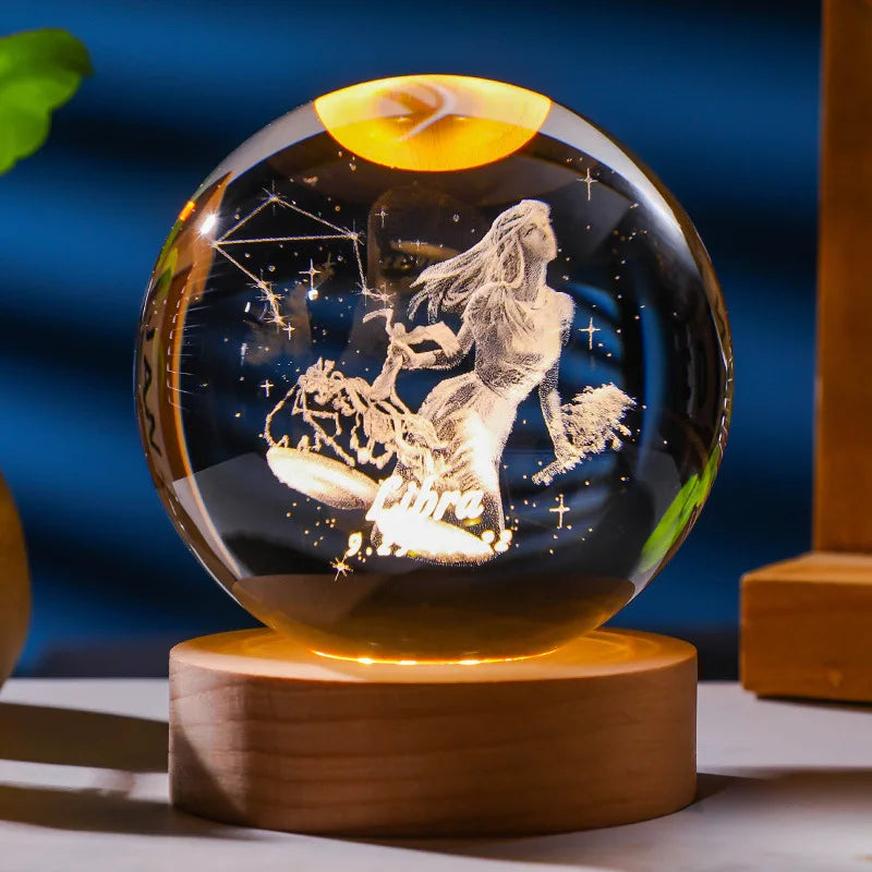 Constellation Crystal Ball Night Light | Karnz