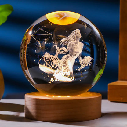 Constellation Crystal Ball Night Light | Karnz