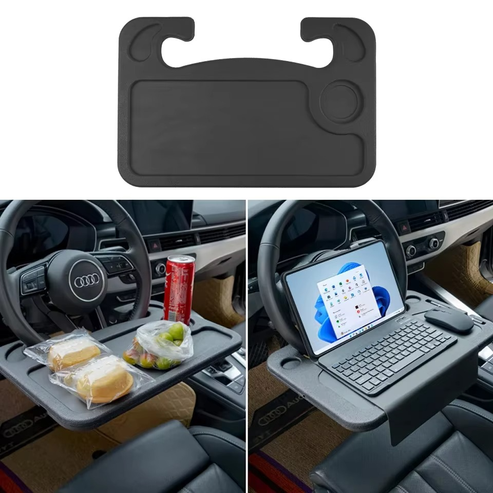 BowLift | Portable Car Laptop Computer Desk – Steering Wheel Dining Table & Workstation Tray
