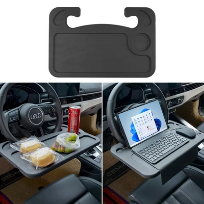 Skanto | Portable Car Laptop Desk – Steering Wheel Dining & Workstation Tray