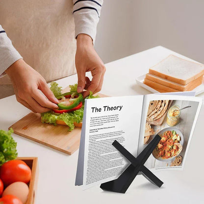 Skanto | WoodenTabletEase | Practical Wooden Stand for Cookbooks